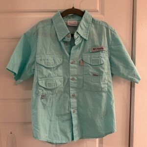 Columbia Kids PFG Fishing Button Down Shirt